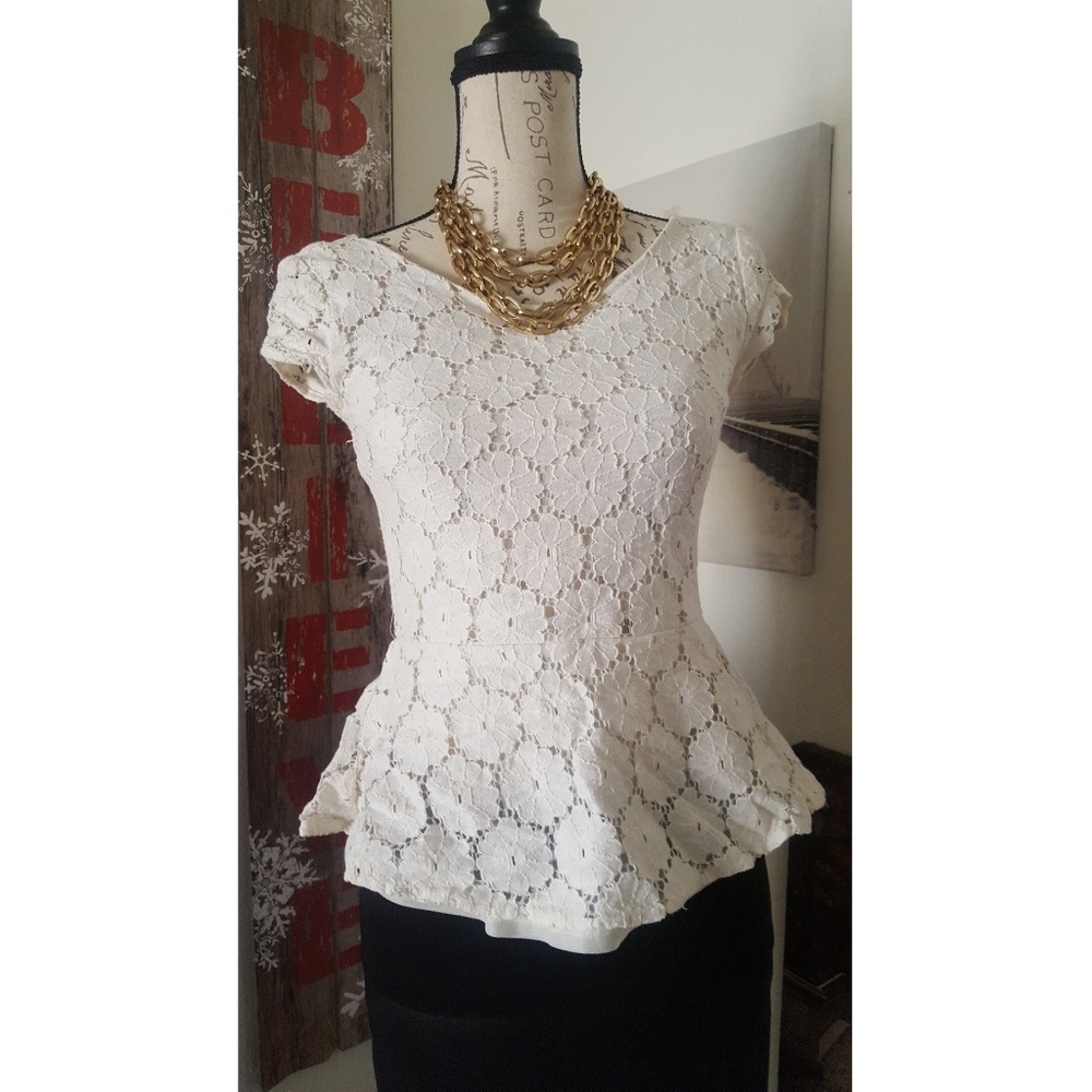 Romantic Small Lace Blouse 👕💕